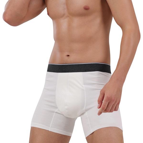 AIRCUTE Washable Absorbency Urinary Incontinence Underwear for Men, 6" Inseam