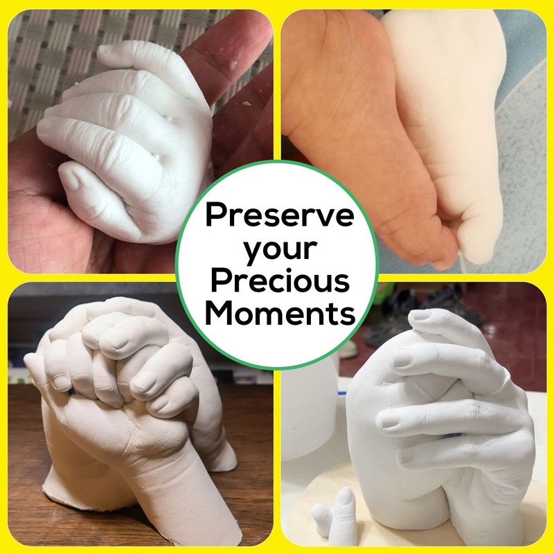 Falling in Art Hand Casting Kit Couples - Keepsake Plaster