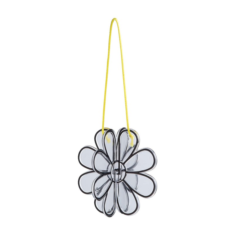 3D Flower Suncatchers - 6 Pieces