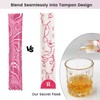 Daily Treasures 65pcs Discreet Tampon Flask Set-20 Reusable Tube Flasks(15ml)