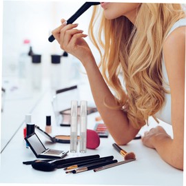 TOVINANNA 15pcs Assorted Color Lip Gloss Bottles for Travel Lightweight Lip Glaze Containers for Lipstick Samples for Indoor and Outdoor Use