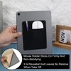 Aeaocvo Mouse Holder Sleeve, Adhesive Mouse Pocket for Laptop, 5.7x4.7in