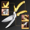 DRAGON RIOT Poultry Shears - Heavy Duty, Gold Chicken Poultry