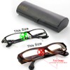 EZESO Glasses Case Hard Slim Light Mens Spectacles Case for