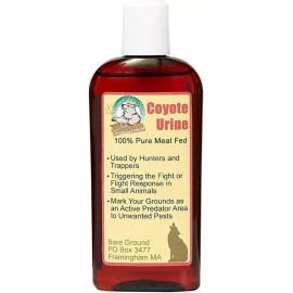 Bare Ground Coyote Urine 4oz Bottle  NEW SEALED  100% Meat Fed  Hunters Trappers