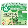Wissotzky Nana Mint Ginger & Citrus Herbal Tea, 20 Tea