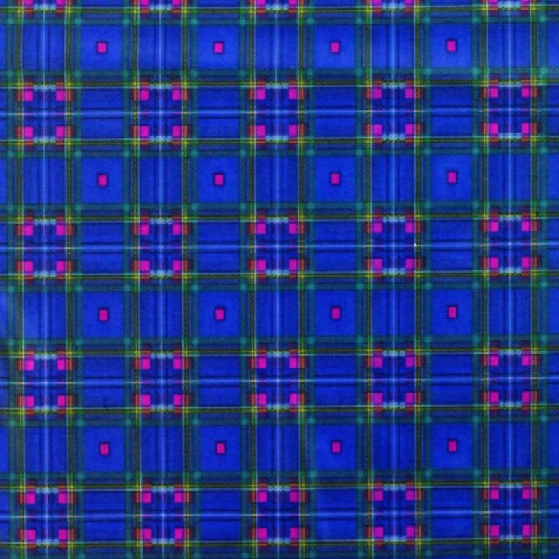 ComfortCare Heavy Duty Re-Usable Adult Bib/Apron Blue Plaid