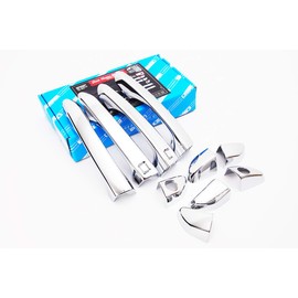 AUTO CLOVER Chrome Door Handle Covers Trim Set for Hyundai Tucson 2015+ (10 Pieces)