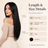 Extensiones de Cabello Humano con Clip 14 Pulgadas Doble Trama