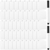 Siifert 50 Pcs Basket Labels Clip Set for Storage Bins