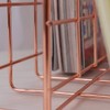 Iron and Metal Letter Holder with Three Grids, Bookcase, Multifunctional