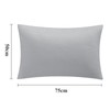 Aisbo Housewife Pillowcases 2 Pack - Light Grey Standard Pillow