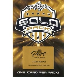 Leaf 2024 Pro Set Pure Solo Plus Trading Card SOLO Pack [1 Autographed & 1 Base Card]