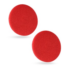 Rifatrio Orbiter Floor Brush 437.049 fits Oreck ORB550MC Orbiter Floor Machine and Floor Scrubber Machine,12" Diameter Orbiter Scrub Brush Pad(Red 2Pcs)
