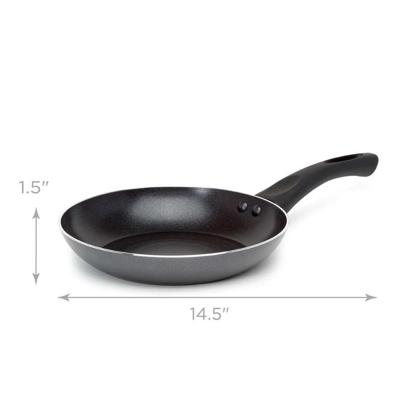 Ecolution Elements Eco-Friendly 8 Inch Fry Pan, Grey, 8 Inch