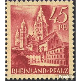 Franz. Zone-Rheinland Palatine 10III, vorsprung on ridge (Field 100) unmounted mint/never hinged ** MNH 1947 Postage stamp (Stamps for collectors)