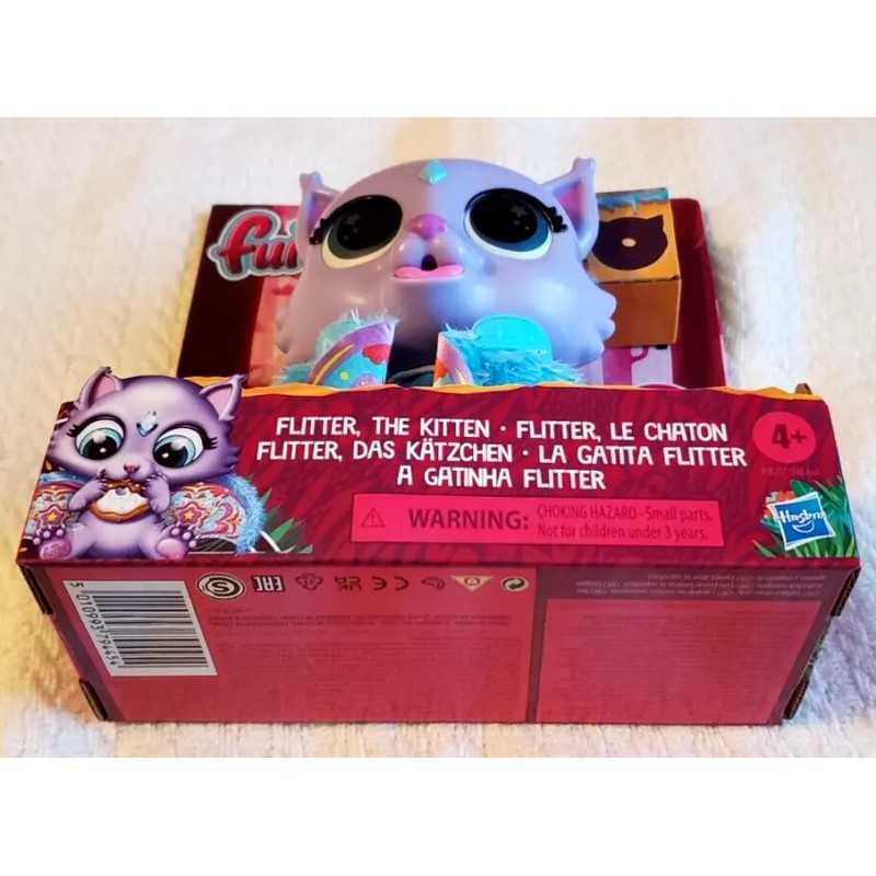 FurReal Flitter The Kitten Interactive Feeding Toy With Lights And