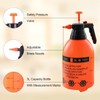 AstraLoom 3L One-Hand Pressure Pump Sprayer, Translucent Bottle with Measurements,
