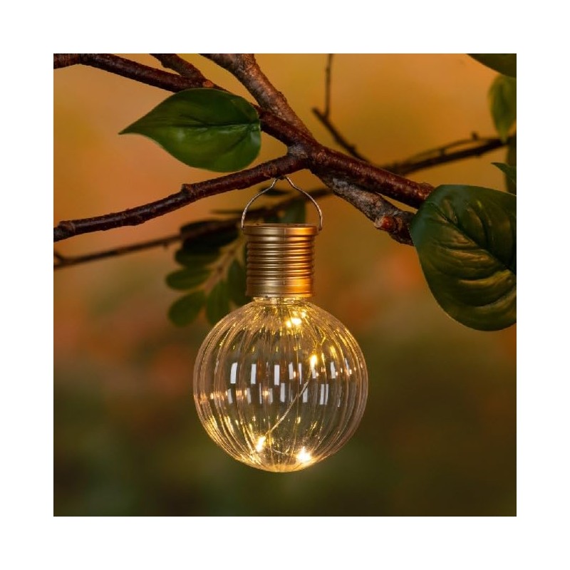 Lumineo Set of 4 Hanging Solar Lights Outdoor - Outdoor
