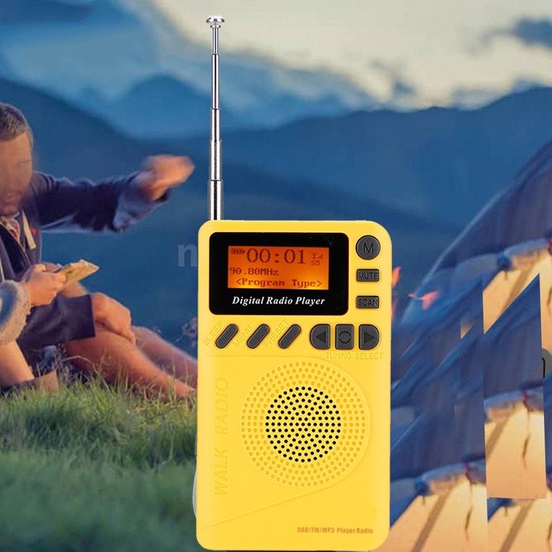 Mini Pocket Digital DAB+FM Radio Stereo Receiver Digital Radio with