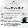 Earl Grey Blue Flower Loose Leaf Tea, Bergamot Oil, Resealable