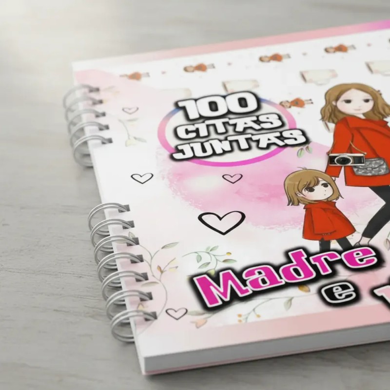 Cuaderno 100 Citas Madre E Hija / Libro Citas /