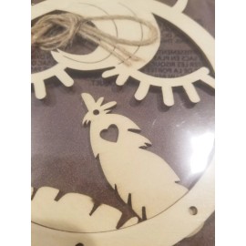 Crafter's Square DIY Novelty Wooden Unicorn Dream Catcher Kit Stocking stuffer