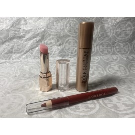 Lancôme Lancome Lip TRAVEL set( Idole Butterglow Lip Balm  #10+idol mascara+ lip liner）