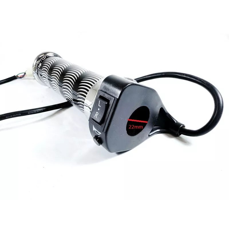 Unbranded/Generic Universal Electric Scooter Bike Speed Throttle Grip 22mm Handlebar