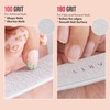 Makartt Nail File, 100/180 Grit Nail Files for Natural Nails,