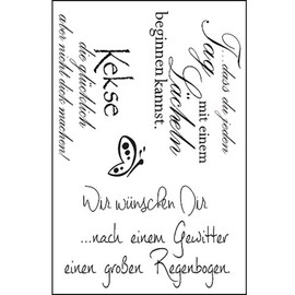 Clear Stamps "Wir wünschen Dir" (5 Pieces)