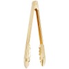 EBM stainless gold tongs total length 240 Small