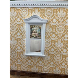 Unbranded Garden Flower Bouquet Dollhouse Miniature Stained Glass Window Film