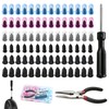 ZestEcho 86Pcs Tyre Repair Kit Rubber Nails Screws Puncture Tool
