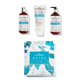 Curlsmith - Detox Kit - Vegan Microbiome Scalp System for Any Hair Type (2 x 12 fl oz, 1 x 8 fl oz)