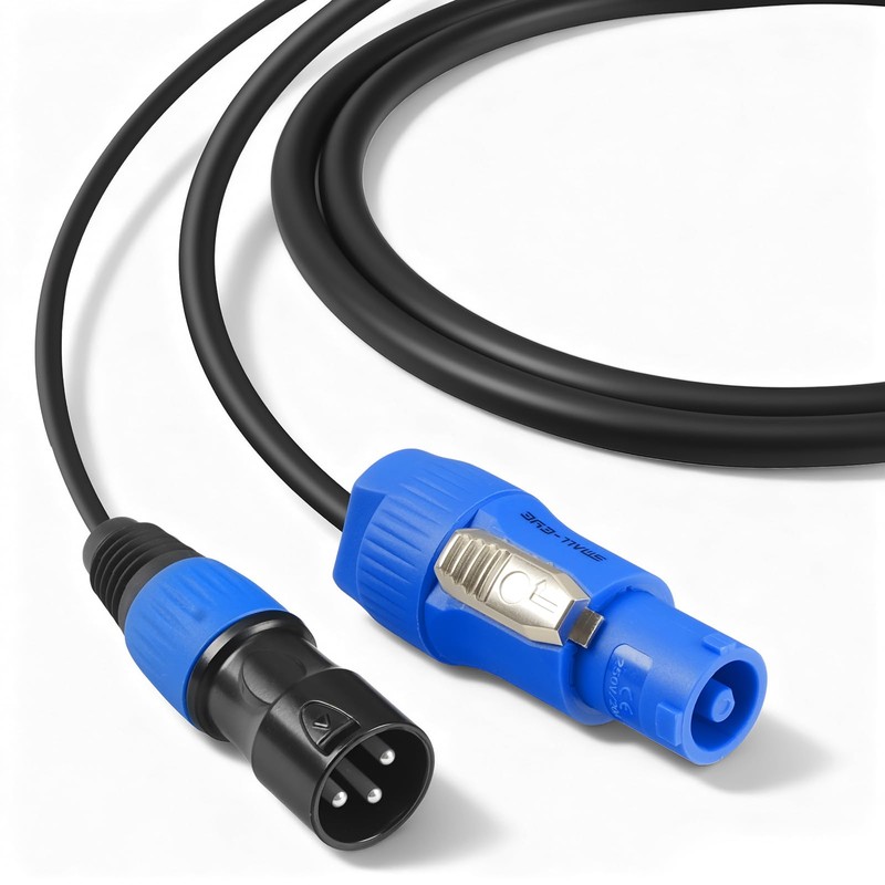 SMALL-EYE Power & XLR Combo Cable 25 ft, 13AWG for