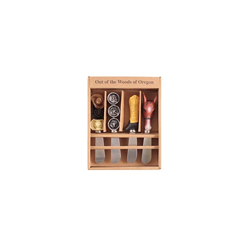 Out of the Woods of Oregon Set of Four Rustic