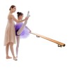 Ballet Barre 8 FT Long 2.0” Diameter Black Single Bar,
