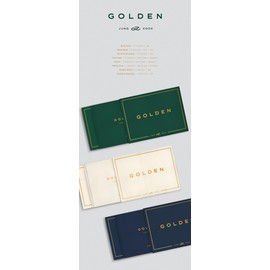 BTS : JUNGKOOK GOLDEN (SUBSTANCE Version) 1st Solo Album CD+Poster+Photocard+Symbol Sticker+Postcard+Photobook+Contents Envelope