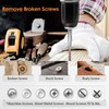 12 Pcs Screw Extractor and Left Hand Drill Bits Set,