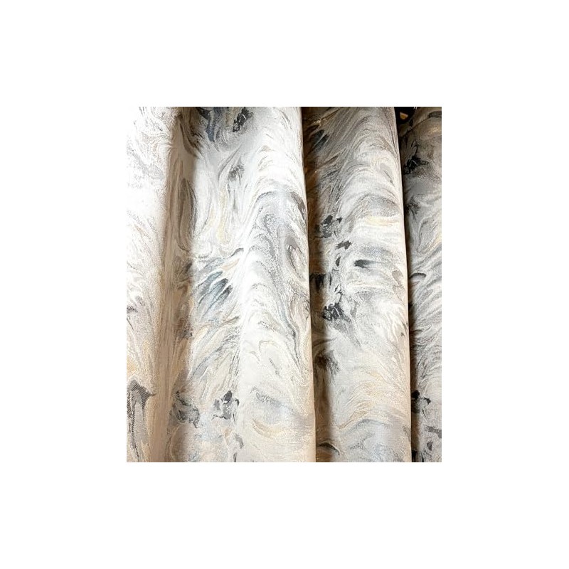 Extra long jacquard curtains with abstract pattern (1 Panel) custom