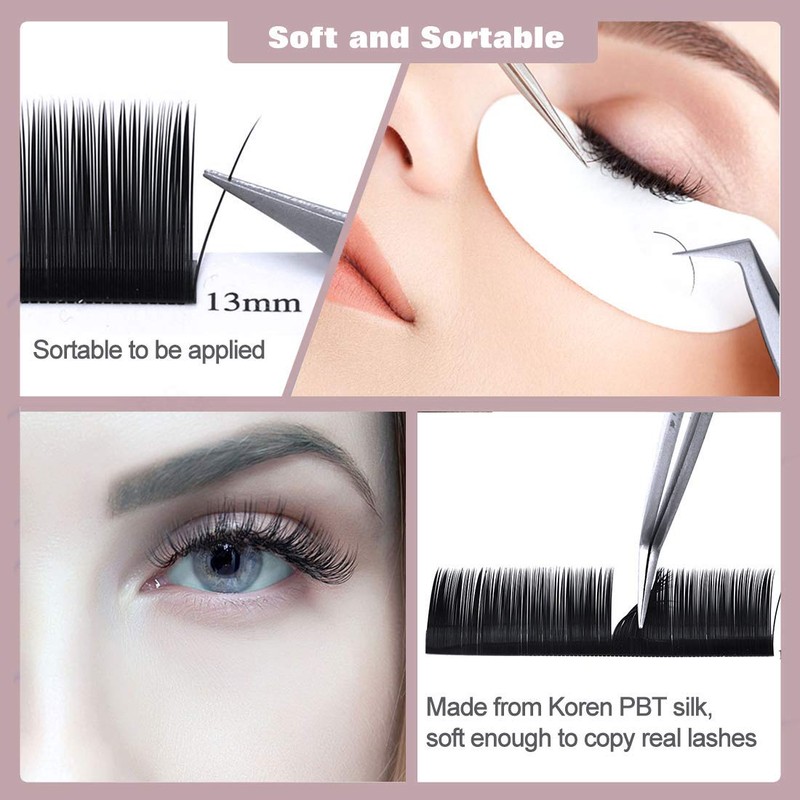 Eyelashes, 1 to 1 Individual Eyelash Extensions for Eyelash Extension,