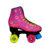 Epic Blush High-Top Indoor / Outdoor Quad Roller Skates w/