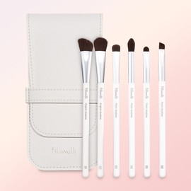 Wakemake Philimiri Eye Makeup Brush 6 Piece Kit + Exclusive Case