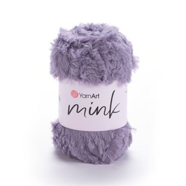 YarnArt Mink Soft Plush Yarn – 100% Polyamide, Ultra Soft & Fluffy Knitting Yarn for Amigurumi, Baby Blankets, Scarves & Cozy Crafts