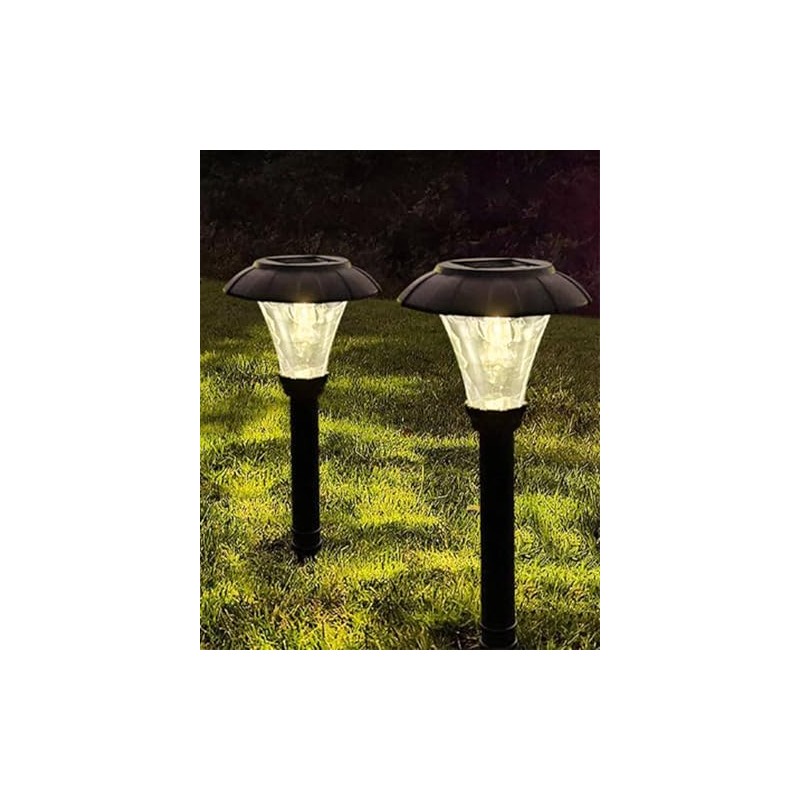 LAMTREE 6 Pack 8 Lumens Solar Pathway Lights,Outdoor Solar Lights