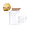TALK-POINT Glass Storage Jars with Bamboo Lid, Storage Jars, Glass