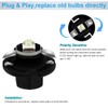 MbuyDIY Ice Blue LED Lights Bulbs for Instrument Gauge Cluster