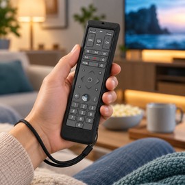 Silicone Protective Cover for Xfinity Comcast XR15 Voice Remote with Lanyard, Anti-Slip Remote Case