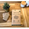 eplanita Natural Plant Based Scrub Sponges (3 Pack), Non-Scratch, Biodegradable